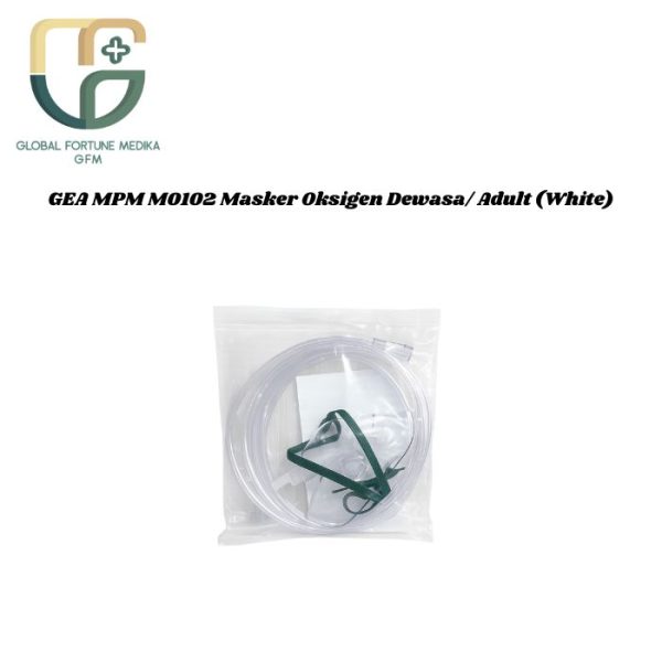 GEA MPM M0102 Masker Oksigen Dewasa/ Adult (White)