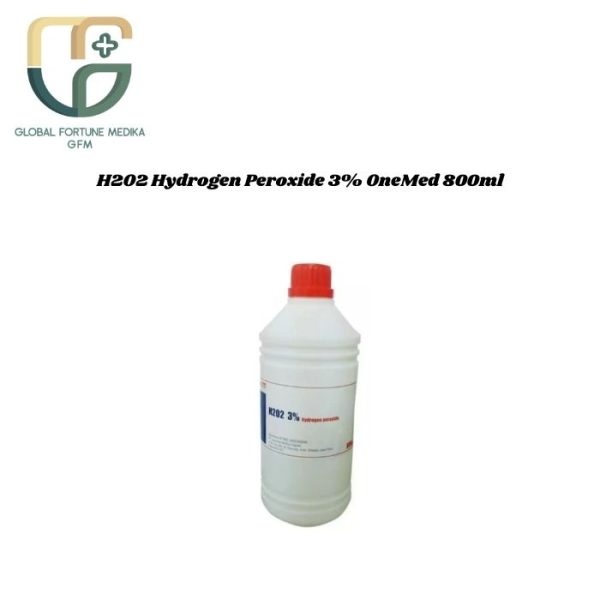 H2O2 Hydrogen Peroxide 3% OneMed 800ml