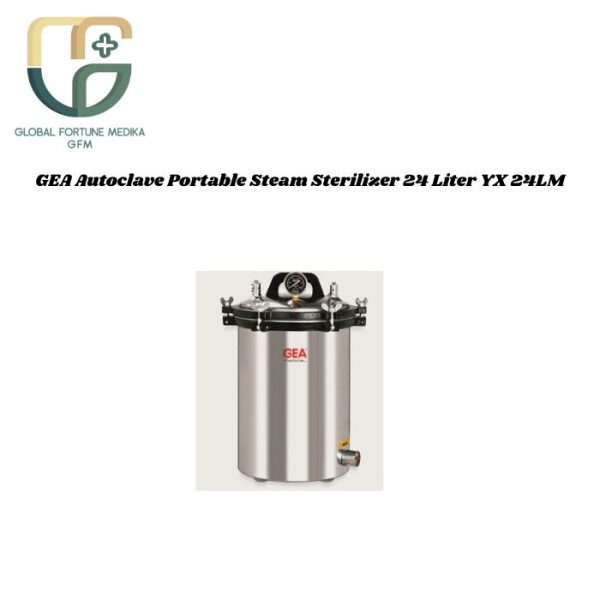 GEA Autoclave Portable Steam Sterilizer 24 Liter NON TIMER