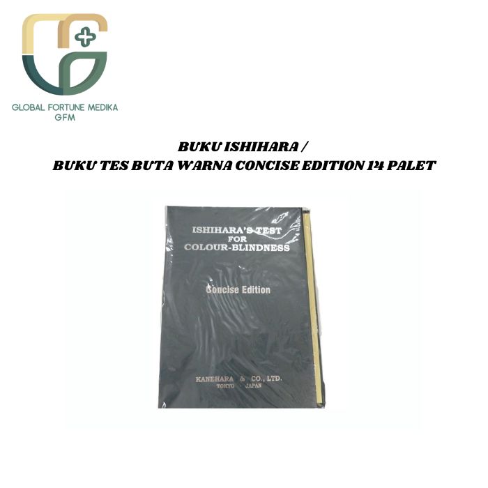BUKU ISHIHARA / BUKU TES BUTA WARNA CONCISE EDITION 14 PALET